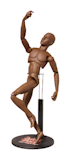 African American Male 12" Art Buck artist model figure