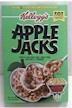 Kelloggs Apple Jacks 15 oz cereal box with Star Wars comic book offer