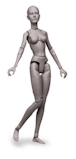 Artist model female 12" figure Art Buck