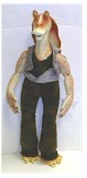 Episode 1 Jar Jar Binks talking alarm 22" plush