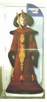 Episode 1 Pepsi Queen Amidala lifesize display standup