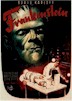 Frankenstein style B movie poster reproduction