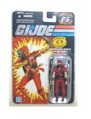 Gi Joe 25th anniversary Cobra red ninja 3 inch action figure