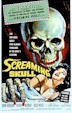 Screaming skull movie poster reproduction
