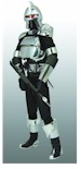 Battlestar Galactica silver cylon 12 inch action figure