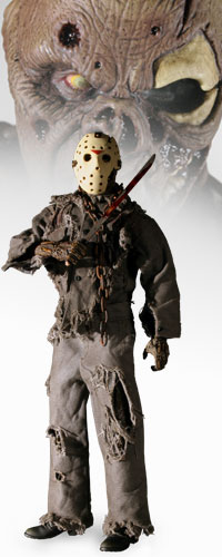 Friday the 13th Jason Voorhees Mask Part 7 The New Blood Display Stand Tent  