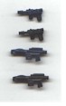 Star Wars set of 4 replacement weapons