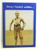C3PO standing in tatooine desert drawing board greeting card