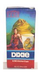 Vintage Jabba the Hutt and Princess slave leia dixie cup box sealed